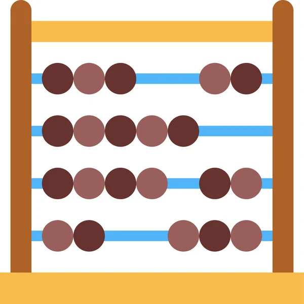 Abacus Educação Matemática Ícone Categoria Bebês Crianças Infância —  Vetores de Stock