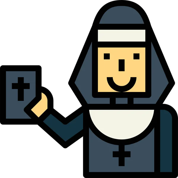 Biblia Cristiano Icono Cristiandad — Vector de stock