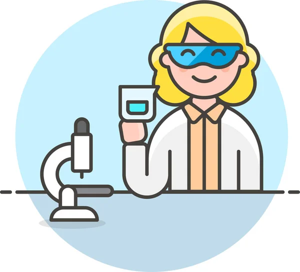 Scientist Technology Science Icon — Stock Vector