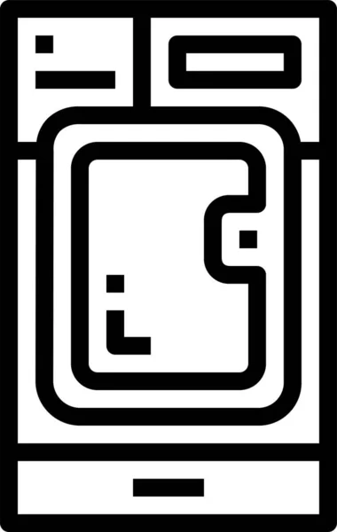 Икона Стиральной Машины — стоковый вектор
