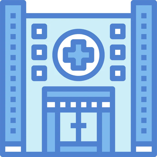 Building Healthcare Hospital Icon Hospitals Healthcare Category — Stock Vector