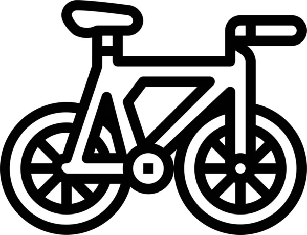 Ícone Bicicleta Ciclo Bicicleta — Vetor de Stock