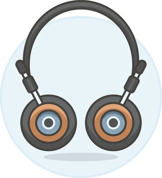 Écouteurs Audio Icône Dans Catégorie Appareils Électroniques Appareils — Image vectorielle