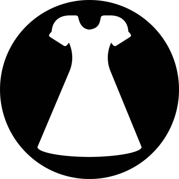 Ropa Ropa Icono Moda Estilo Sólido — Vector de stock