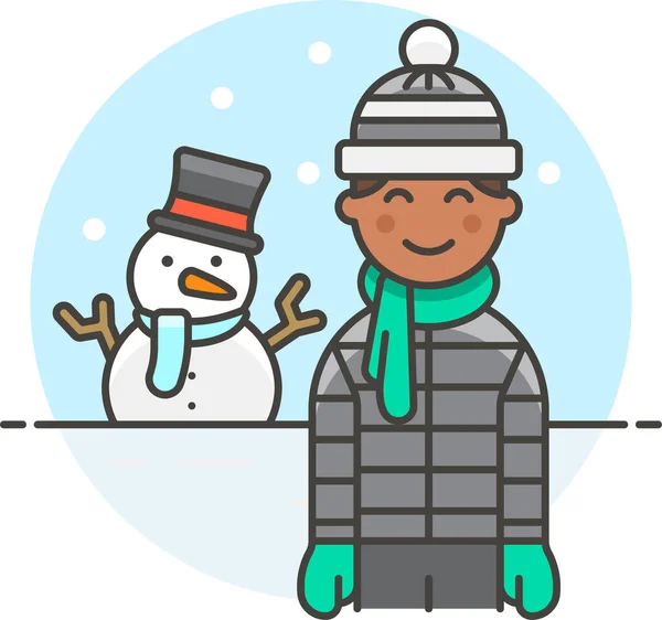 冬の帽子のアイコン天気カテゴリ — ストックベクタ