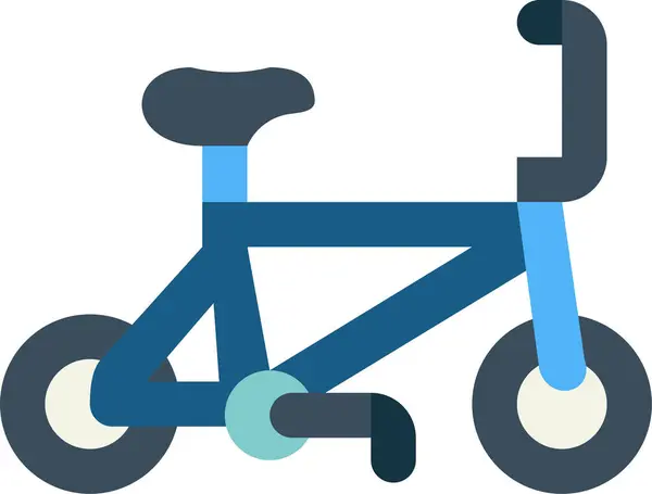 Vélo Vélo Icône Bmx — Image vectorielle