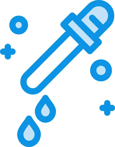 Pipeta Gotero Icono Ciencia Categoría Ciencia Investigación — Vector de stock