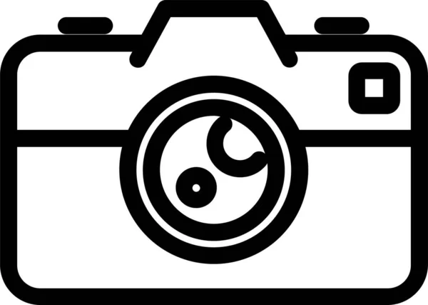 Kamera Geräte Gadgets Symbol Umriss Stil — Stockvektor