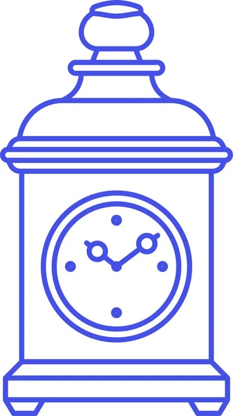 Carriage Clock Clocks Icon Outline Style — Stock Vector