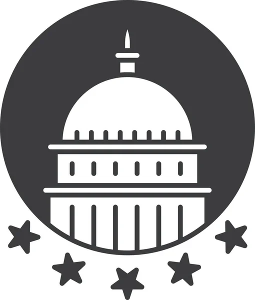 Congrès Nous Badge Icône — Image vectorielle