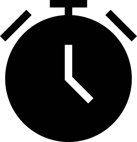 Ist Uhr Web Symbol Einfache Illustration — Stockvektor