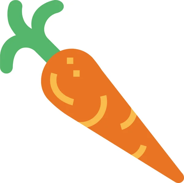Εικονίδιο Φυτού Καρότου — Διανυσματικό Αρχείο