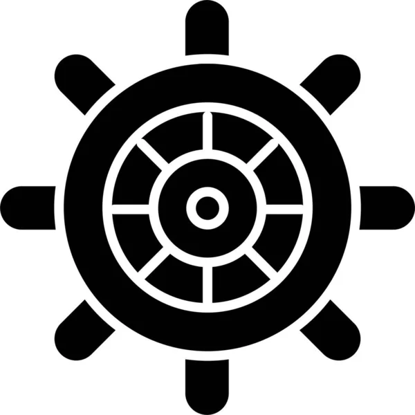 Иконка Колеса Лодки Категории Образование Школа Обучение — стоковый вектор