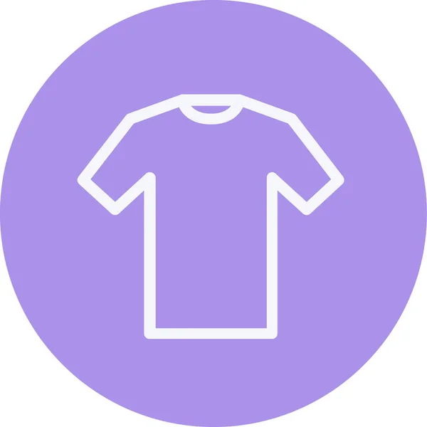 Shirt Ikone Outline Stil — Stockvektor