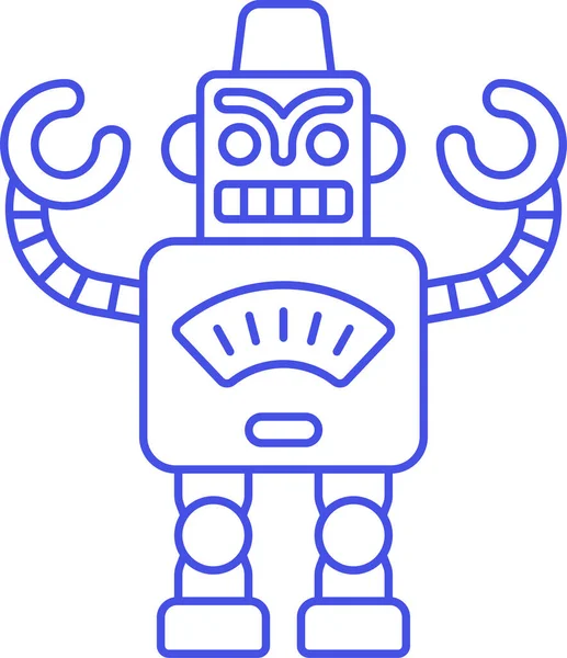 Vintage Fashioned Toy Icon Στην Κατηγορία Robots Drones — Διανυσματικό Αρχείο