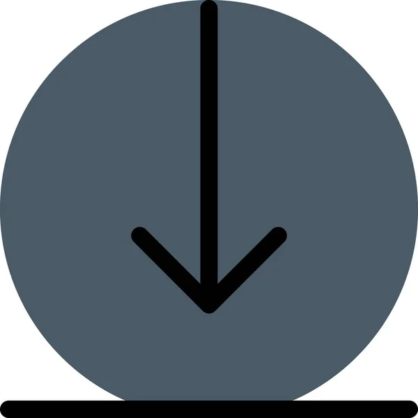 Pfeilpfeile Richtungs Symbol Ausgefüllten Outline Stil — Stockvektor