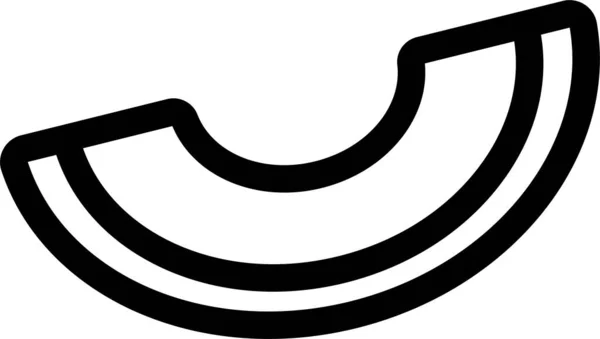 鳄梨甜菜图标 轮廓风格 — 图库矢量图片
