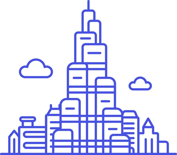 Arab Building Burj Icon Dans Catégorie Culture Communautés — Image vectorielle