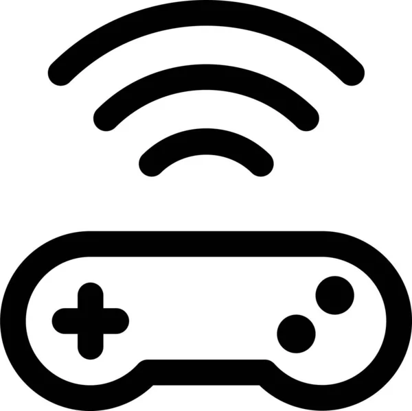 Videospiel Controller Symbol Umriss Stil — Stockvektor