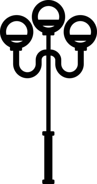 Значок Освітлення Міської Лампи — стоковий вектор
