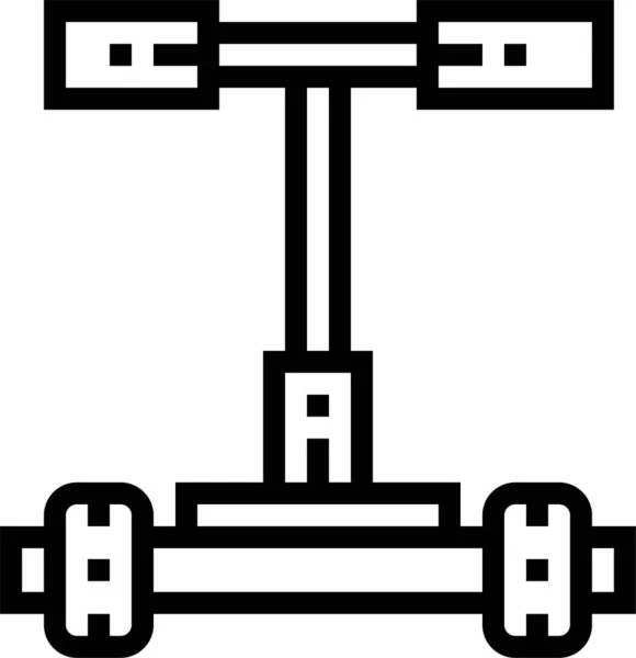 Иконка Игры Стиле Абрис — стоковый вектор