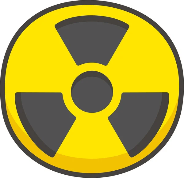 Radioactive Icon Digital Icon — Stock Vector