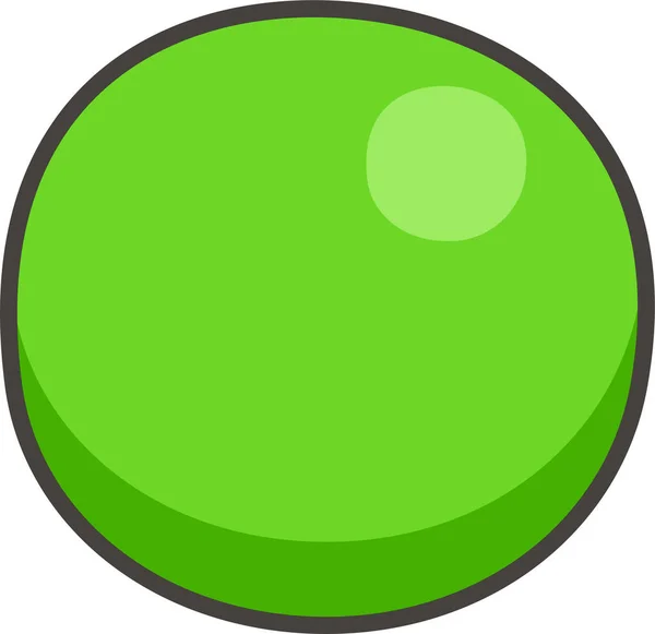 1F7E2 Circle Green Icon — Stock Vector