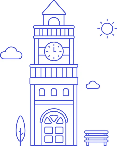 Иконка Города Категории Строительство — стоковый вектор