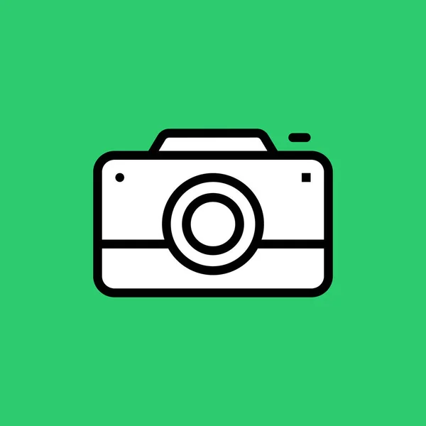 Camera Capture Digital Icon Outline Style — Stock Vector