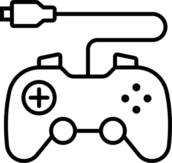 Dispositivo Ícone Jogo Gamepad — Vetor de Stock