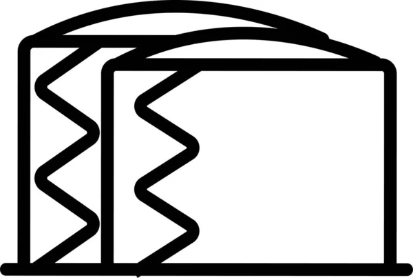Икона Контурной Энергии Автомобиля Категории Экология Экология — стоковый вектор