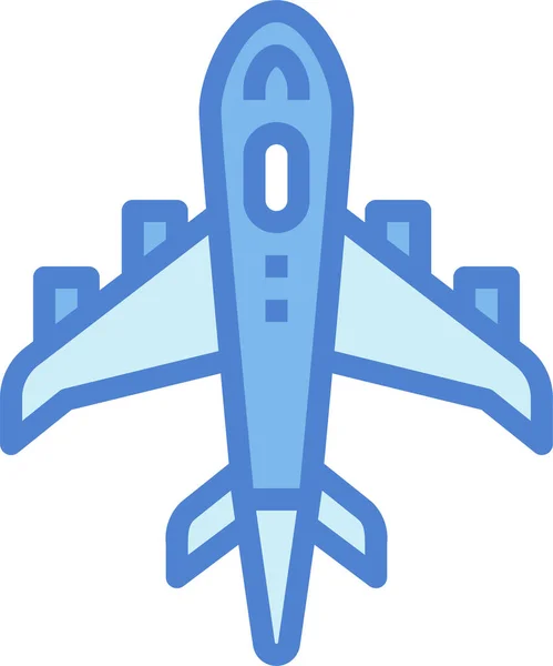 Ícone Brinquedo Avião Avião Categoria Bebês Crianças Infância — Vetor de Stock