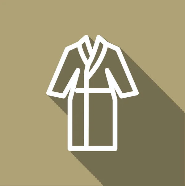 Bag Clothes Clothing Icon Outline Style — Stock Vector