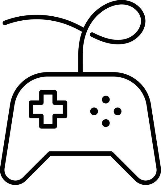 Console Game Gamepad Icon — Stock Vector