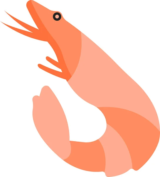 Ζώο Ψάρια Τροφίμων Εικονίδιο Επίπεδη Στυλ — Διανυσματικό Αρχείο