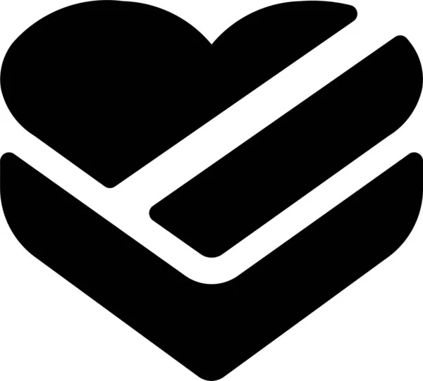 Love Gift Box Icon — Stock Vector