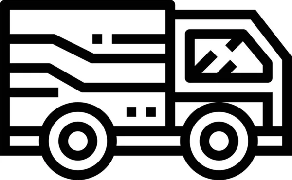 Lieferung Versand Transport Symbol Umriss Stil — Stockvektor