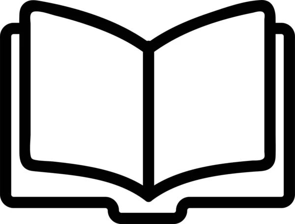 Иконка Концепта Книги Стиле Наброска — стоковый вектор