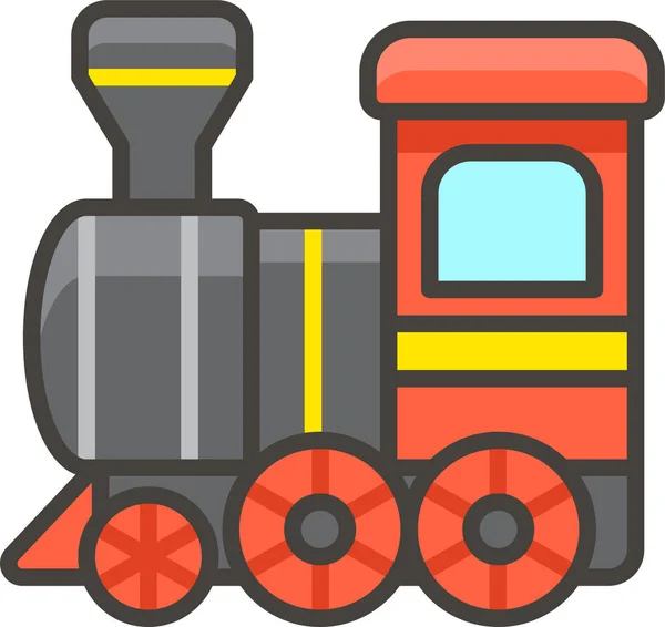 1F682 Locomotive Icon — Stock Vector