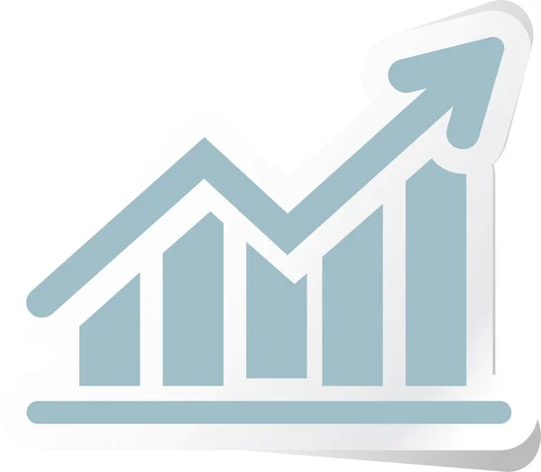 Icône Graphique Barres Analytiques Dans Style Solide — Image vectorielle