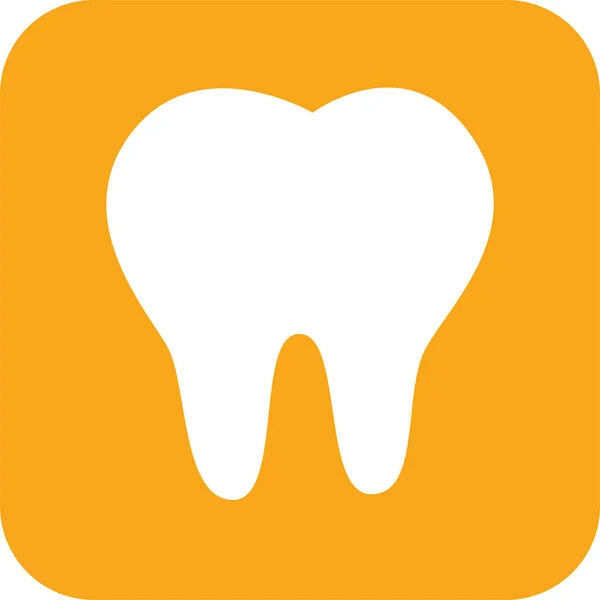Dentes Dentista Ícone Dentário Estilo Sólido —  Vetores de Stock