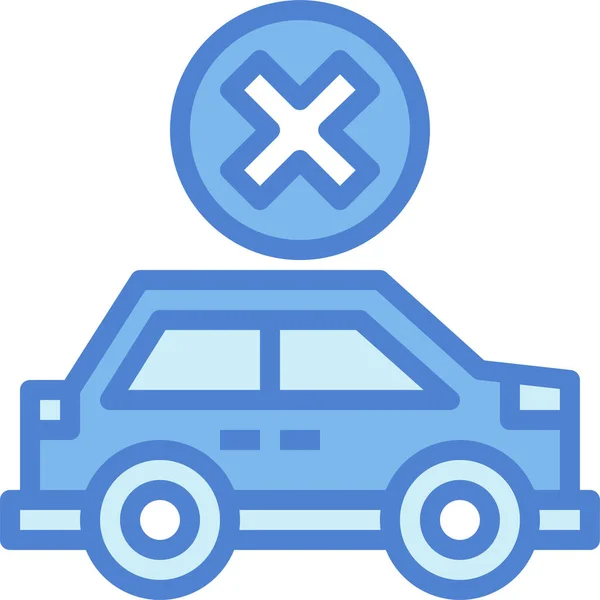 Automobiel Auto Geen Pictogram — Stockvector