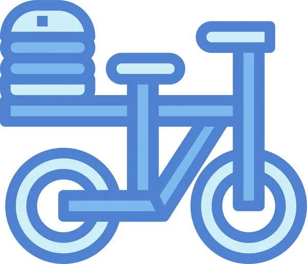Vélo Icône Livraison Vélo — Image vectorielle