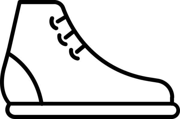 Calzado Calzado Zapatos Icono — Vector de stock