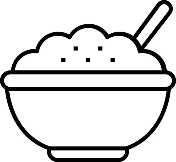 Значок Тарелки Завтрака — стоковый вектор