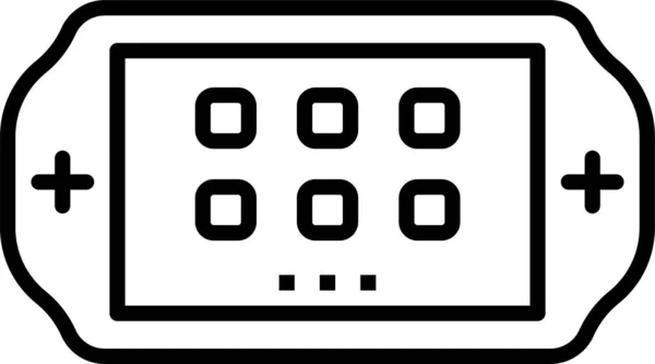 Συσκευές Κονσόλα Gameboy Εικονίδιο — Διανυσματικό Αρχείο
