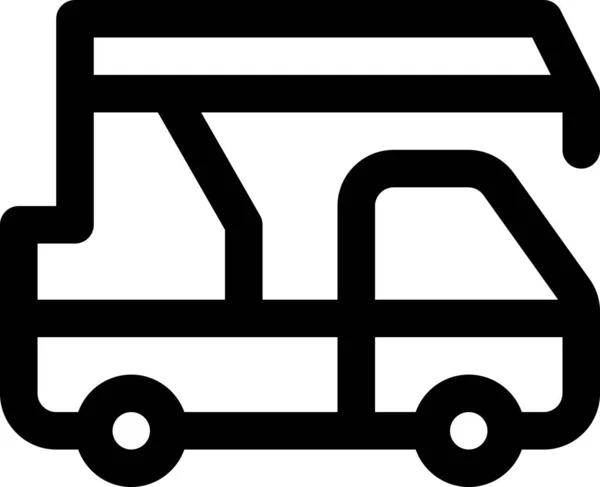 Ícone Reparação Reboque Caminhão Estilo Esboço — Vetor de Stock