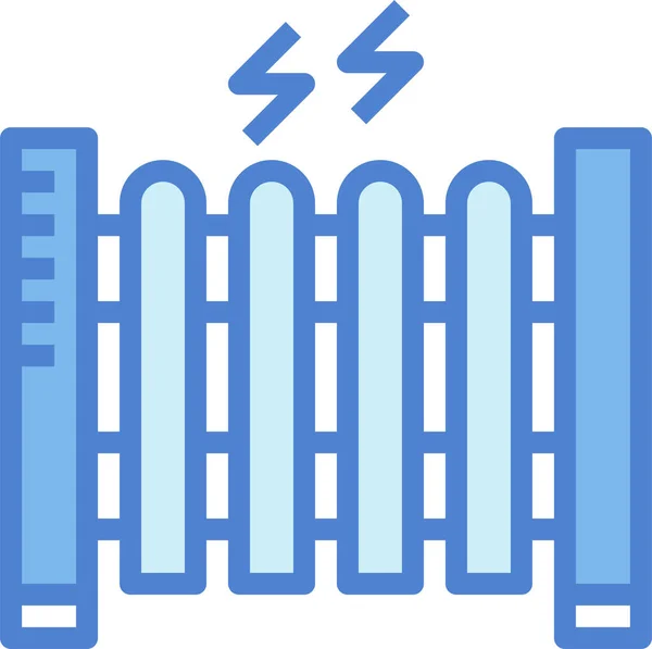 Elektromöbel Ikone Ausgefülltem Outline Stil — Stockvektor