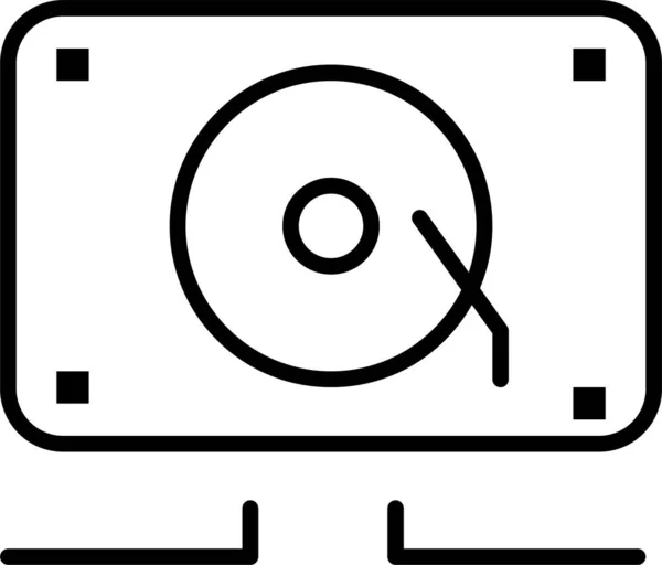 Audio Icono Música Fuerte — Vector de stock