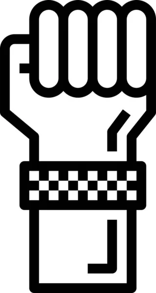 Zugriffsgesten Hände Symbol — Stockvektor
